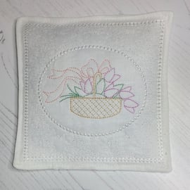 Crinoline Lavender Sachet (Tulip Basket) PB2