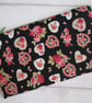 Hearts & Flowers Zip Top Bag, Make Up Bag, Pencil Case, Storage Bag - Image 5
