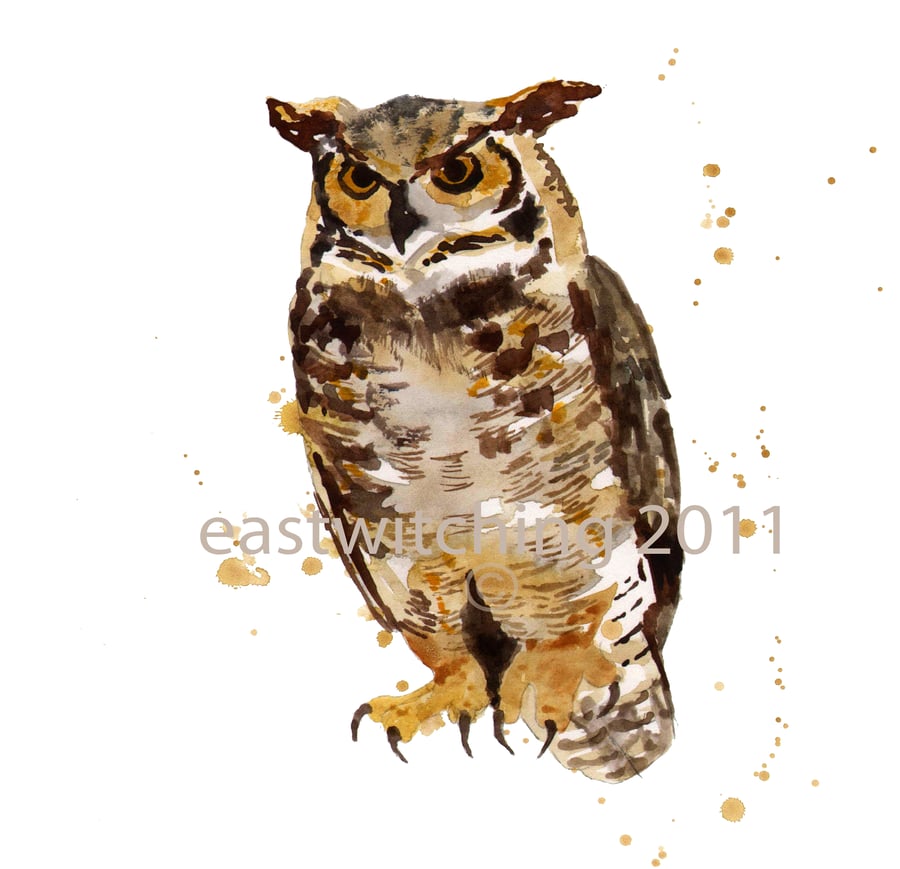 Cute OWL Art Print