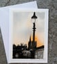 Edinburgh skyline. Blank Card. Keepsake. Letterbox Gift - Image 2
