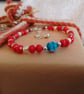 Handmade bracelet made using pre-loved beads. - Image 4
