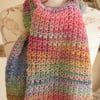 Pretty Variegated Crochet Scarf 