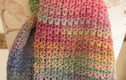 Pretty Variegated Crocheted Scarves