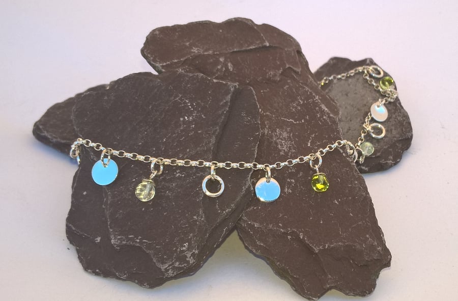 Ball Stone Dangly Necklace