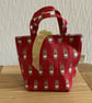 Rudolf Red Gift Bag, Handmade in the UK - Image 2