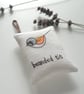 freehand embroidered lavender bag sachet hanging decoration BEARDED TIT - Image 2
