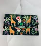 Elephant card case, Giraffe travel pass holder, 2 options, Handmade - Image 4