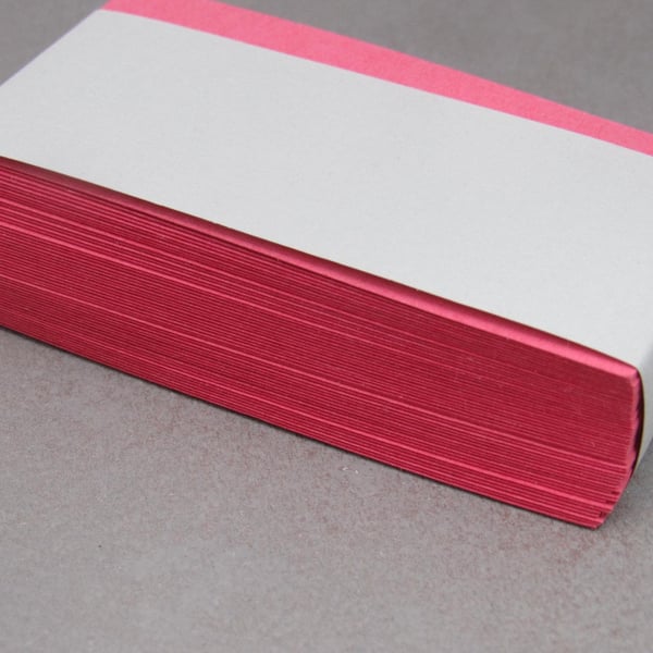 50 Small Cerise Pink Cards, Hang Tags