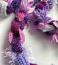 Handmade Purple Knitted chain - Image 3
