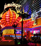 Flamingo Las Vegas Hotel Neon Lights America Photograph Print - Image 1