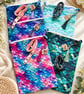 Handmade Tablet Sleeve with Detachable Shoulder Strap Padded Fabric Tablet Case - Image 2