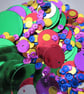 25g 1 oz Mixed Coloured Round Sequins - Image 4