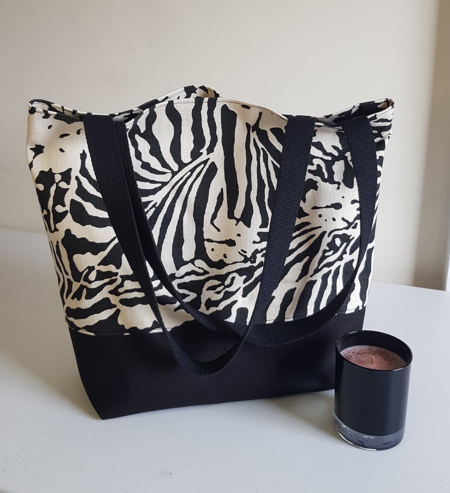Tote bag: contemporary African fabrics