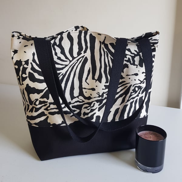 Tote bag: contemporary African fabrics