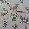Christmas Fabric   3 Fat Quarters   Destash Bundle