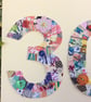 30th patchwork birthday card - Image 3