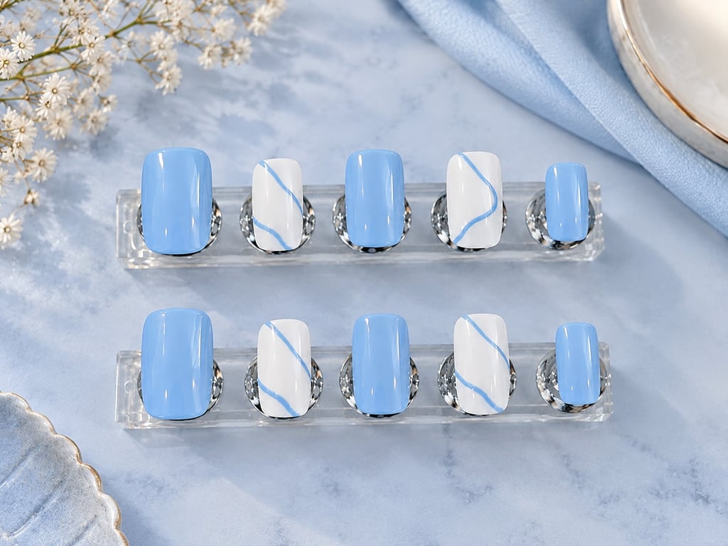 Blush Heart Press-On Nails
