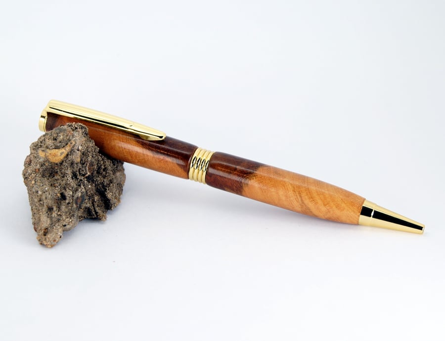Streamline Pen dressed in spalted laurel