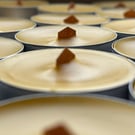 Hand Poured Beeswax Candle with Crackling Wick Natural Honey Scented Candles