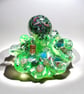  Emerald Tide Octopus Crystal & Gemstone Charm