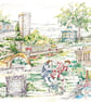 Sheffield Cityscape - Fine Art Print - Historical Yorkshire Landmarks - Gifting - Image 4