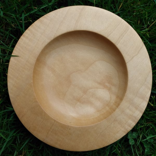 Bowl turned in Ripple Sycamore