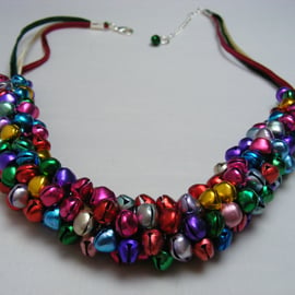 Jingle Bells Christmas Necklace