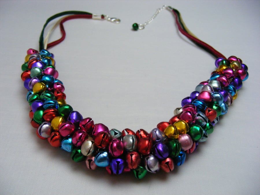 Jingle Bells Christmas Necklace