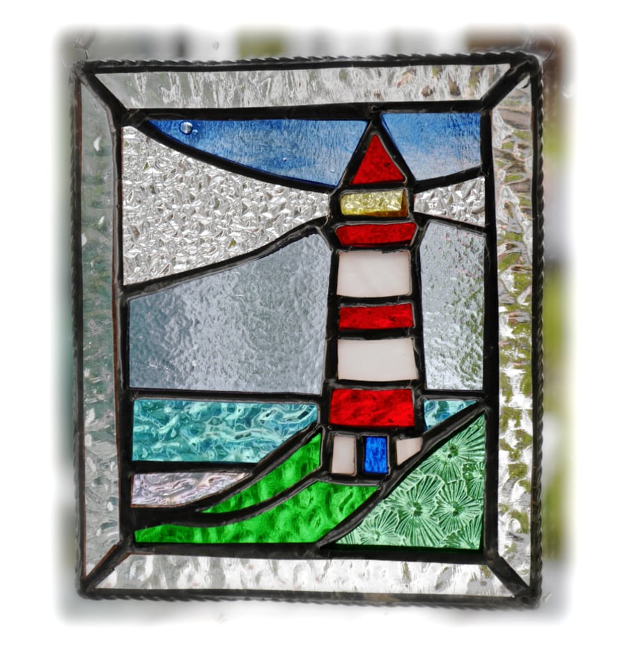 Lighthouse Suncatcher Stained Glass Picture 009