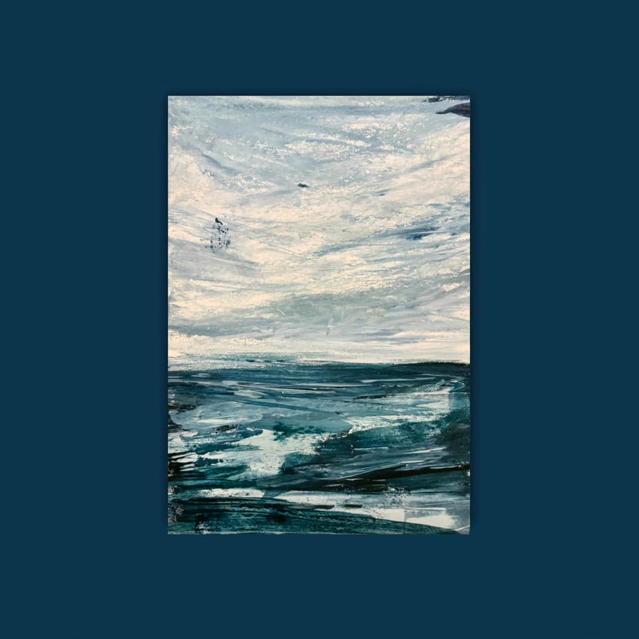 Perfectly Imperfect Original Seascape Painting - Sample 41