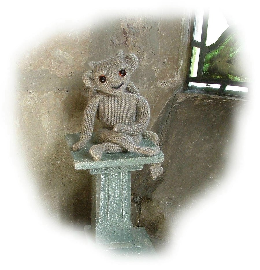 SEBASTIAN gargoyle toy knitting pattern PDF by email