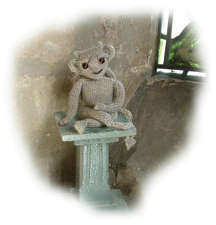 SEBASTIAN gargoyle toy knitting pattern PDF by email