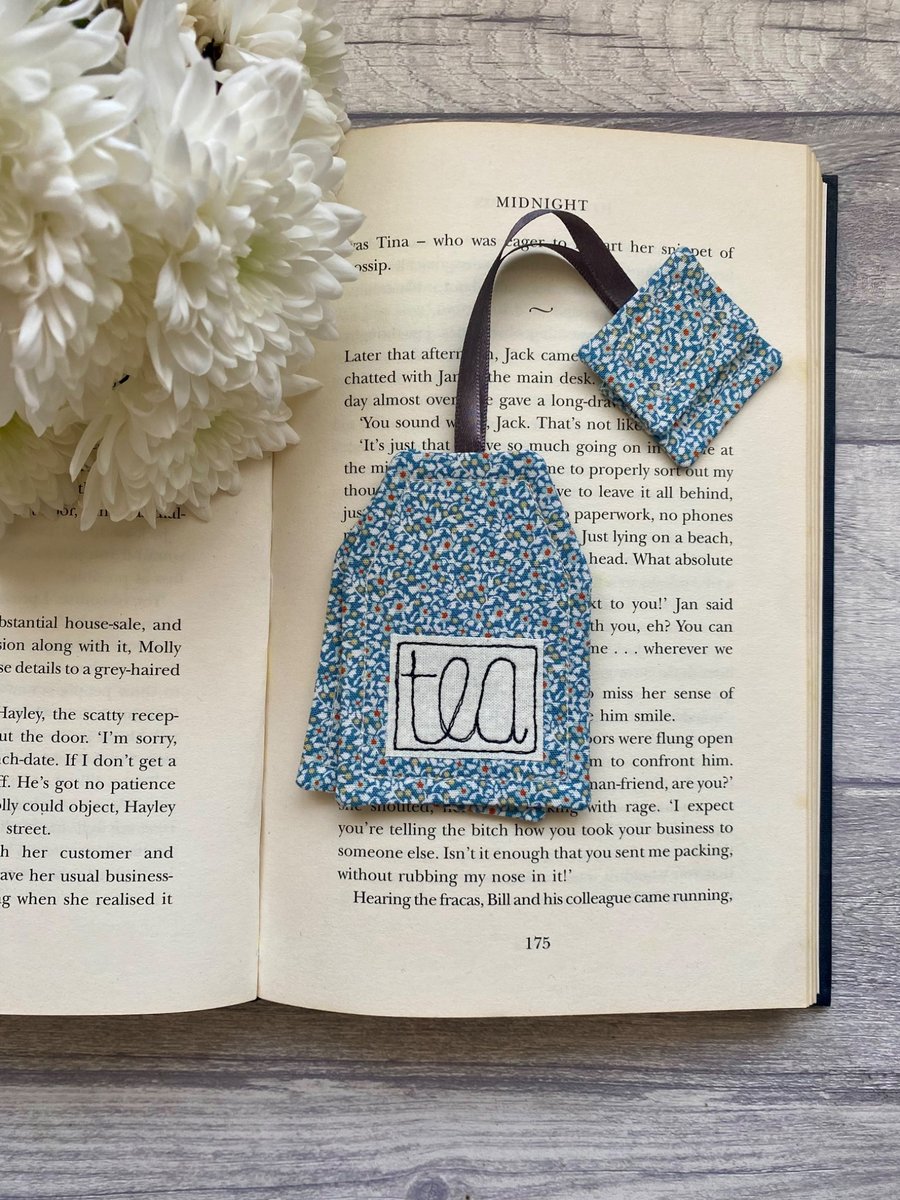Bookmark, tea lovers bookmark