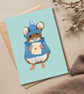 Blank card cute mouse card - Image 2