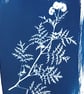Floral art, Botanical art in Traditional Cyanotype, Wildflower gift, Wall art. - Image 4