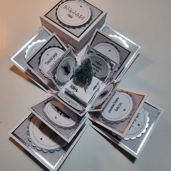 Exploding Occasions Box - Christmas in New York... - Folksy