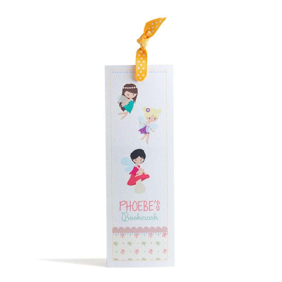 Personalised Fairy Bookmark