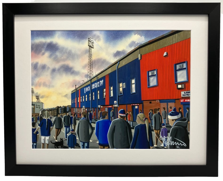 Dundee, Framed & Unframed Fine Art Print, Football Club FC, Dens PK Stadium Gift