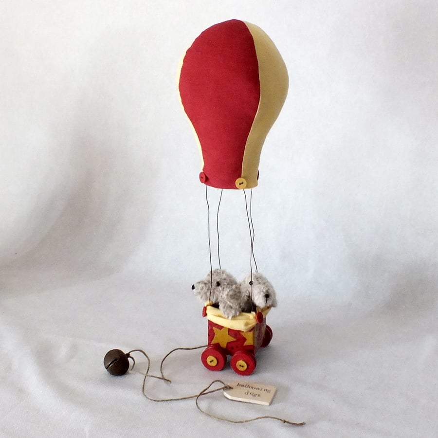 Ballooning Dogs Dogs in a Hot Air Balloon