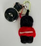 Hand Felted Cartoon King's Guard Keyring or Bag Charm - Image 2