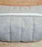 Beige boxed toiletry bag