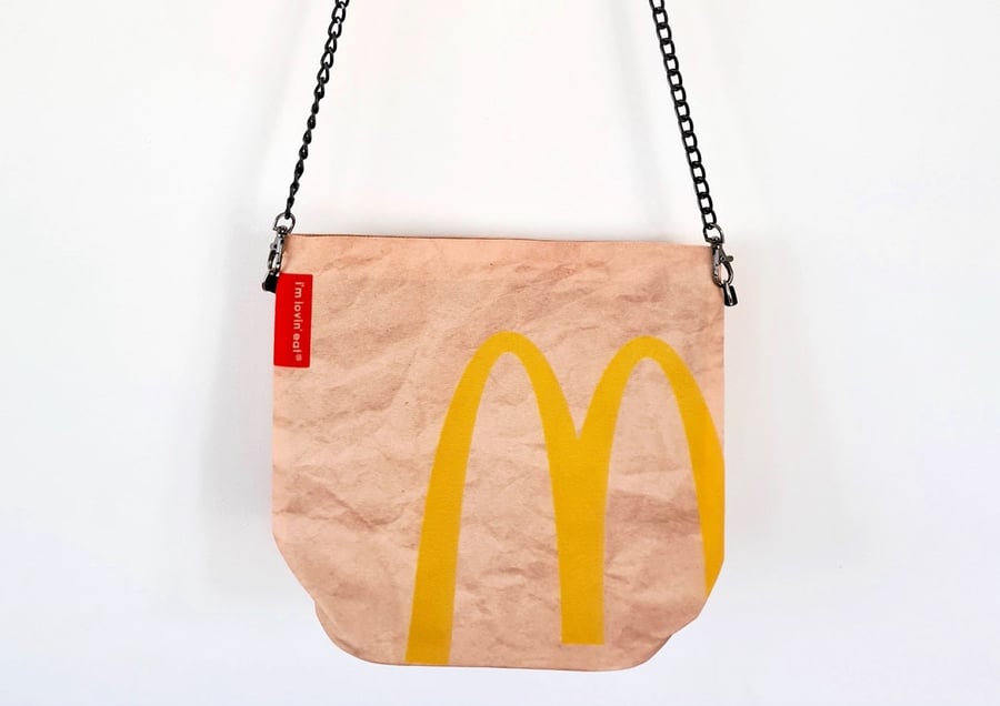 McDonalds Handbag - Waterproof Bag - Recycled Polyester - Fast Food Funny Gift