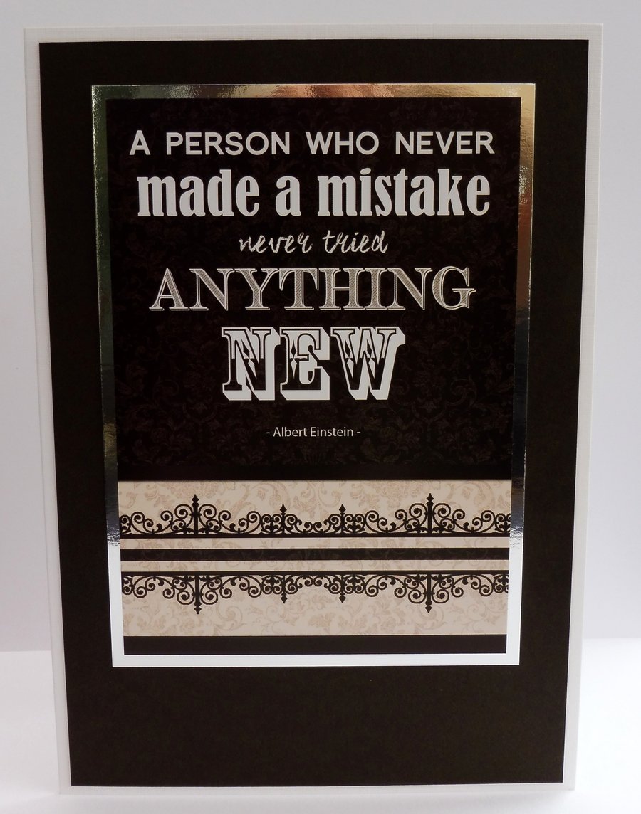 C2205 - A person who never made a mistake ....