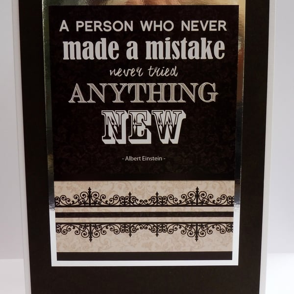 C2205 - A person who never made a mistake ....