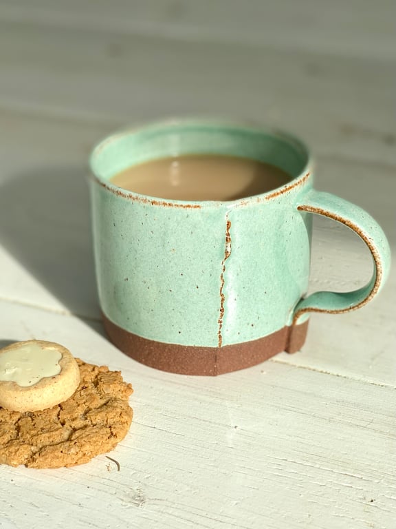 Sea green mug