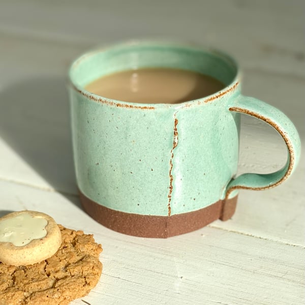 Sea green mug