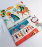 Christmas Gift Bag - Nativity reusable fabric mini sack - Image 4