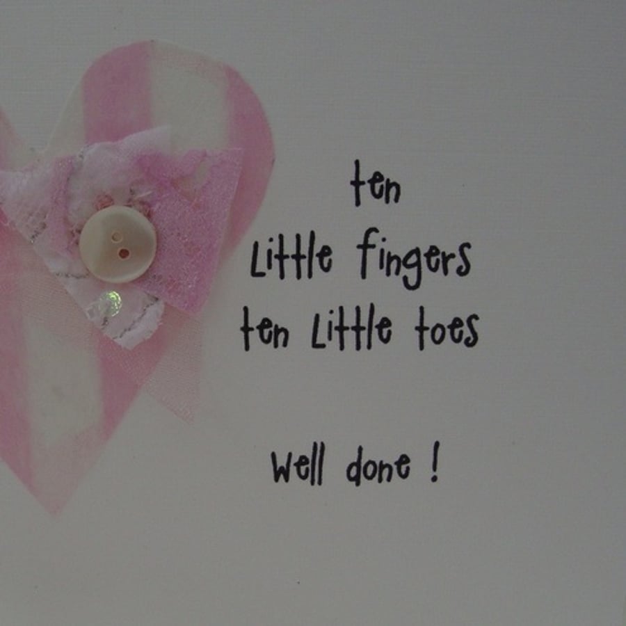 new baby boy or  girl card