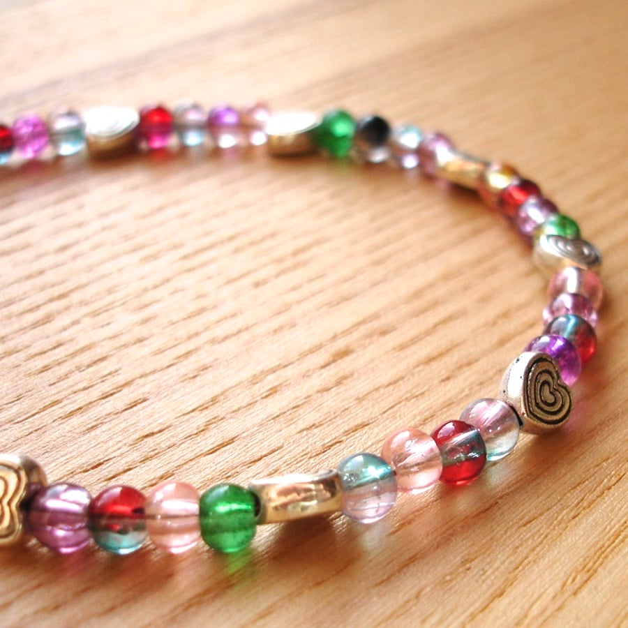 Multicolour Bead Bracelet