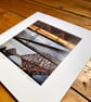 ‘The Forth Bridges’ Signed Mounted square Print 30 x 30cm FREE DELIVERY - Image 4